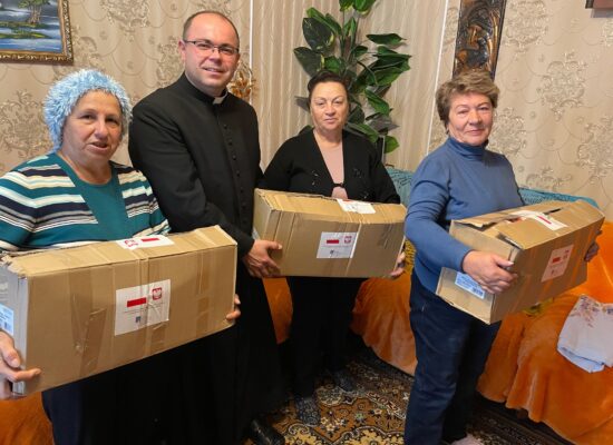 Pomoc humanitarna dla Parafii Rzymskokatolickiej pw. Św. Trójcy w Oleksandryji na Ukrainie