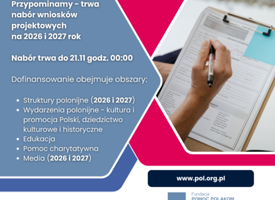 Termin naboru wniosków do konkursu „Senat – Polonia 2026”