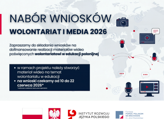 Rusza nabór na wnioski w ramach projektu Wolontariat i Media 2026 IRJP