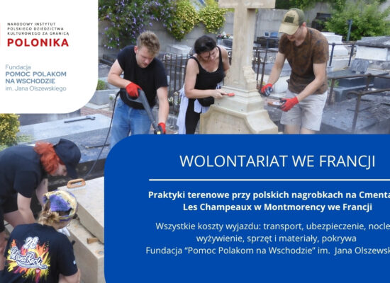 Nabór na wolontariat (praktyki terenowe) we Francji został przedłużony